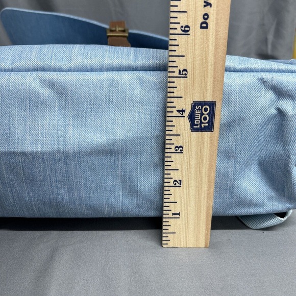 Herschel Supply Co Backpack Blue Red White Stripe Lining Strap Book Laptop Bag - Picture 14 of 16